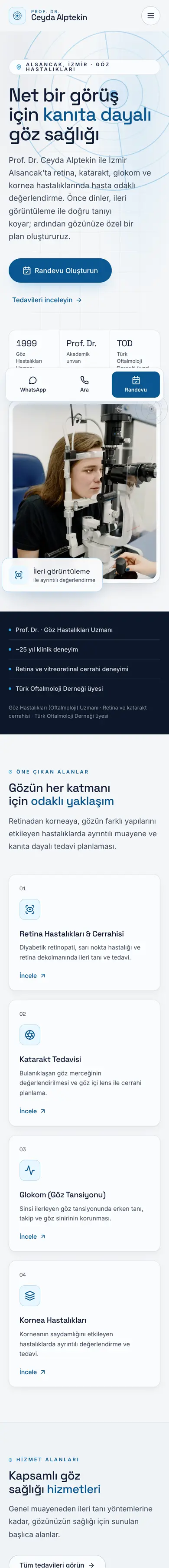 Sümbül tasarımı — mobilde tam sayfa görünüm