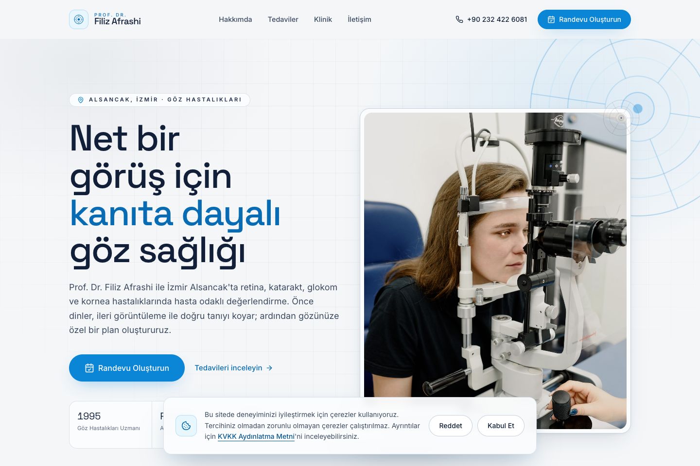Sümbül web tasarımının gerçek ana sayfa önizlemesi